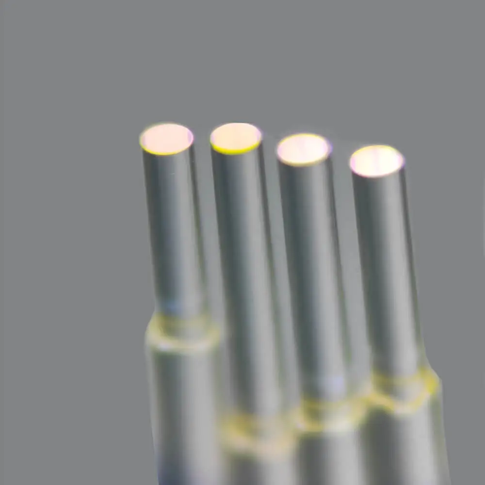 HR-beschichtete optische Faser